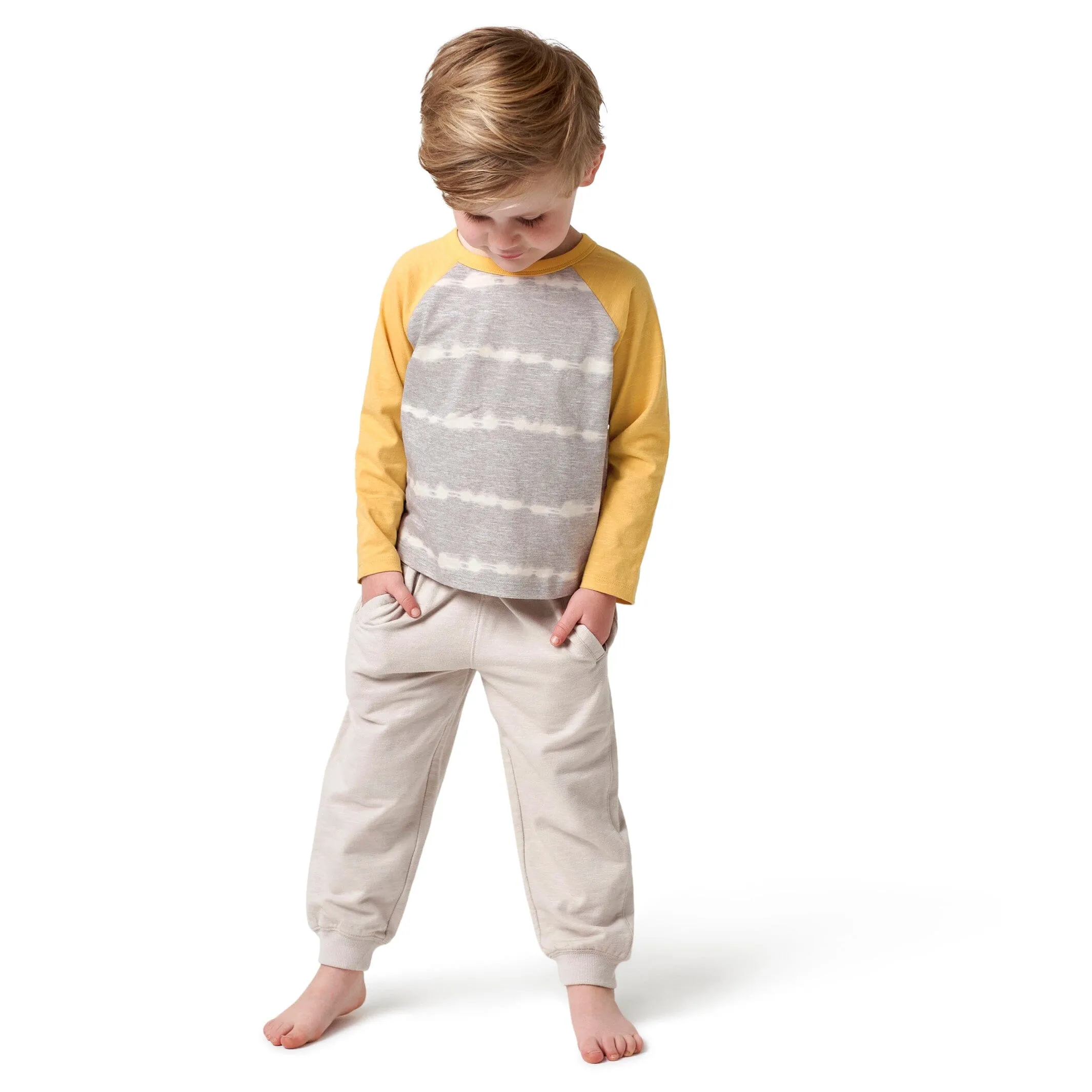 2-Pack Infant & Toddler Boys Rust & Gray Tie Dye Raglan Tees