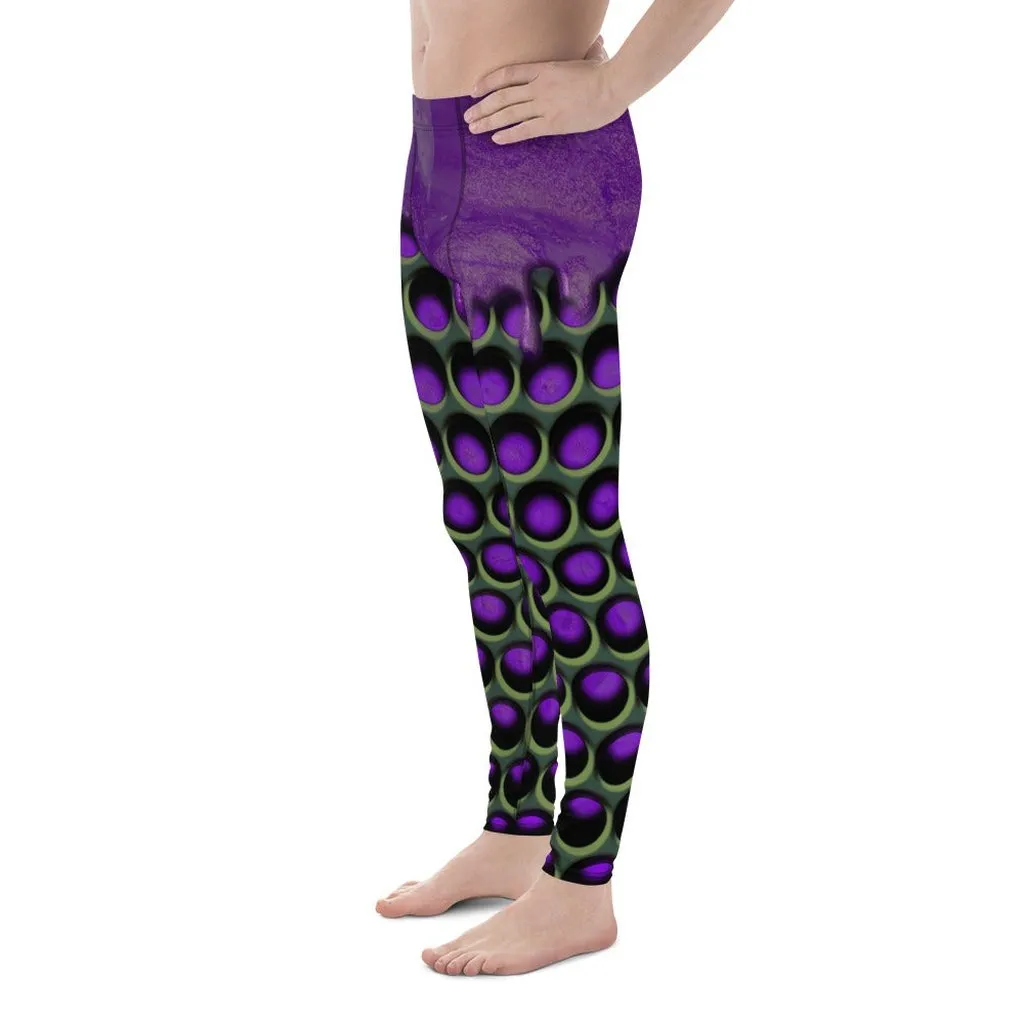 3D Industrial Print Men's Leggings