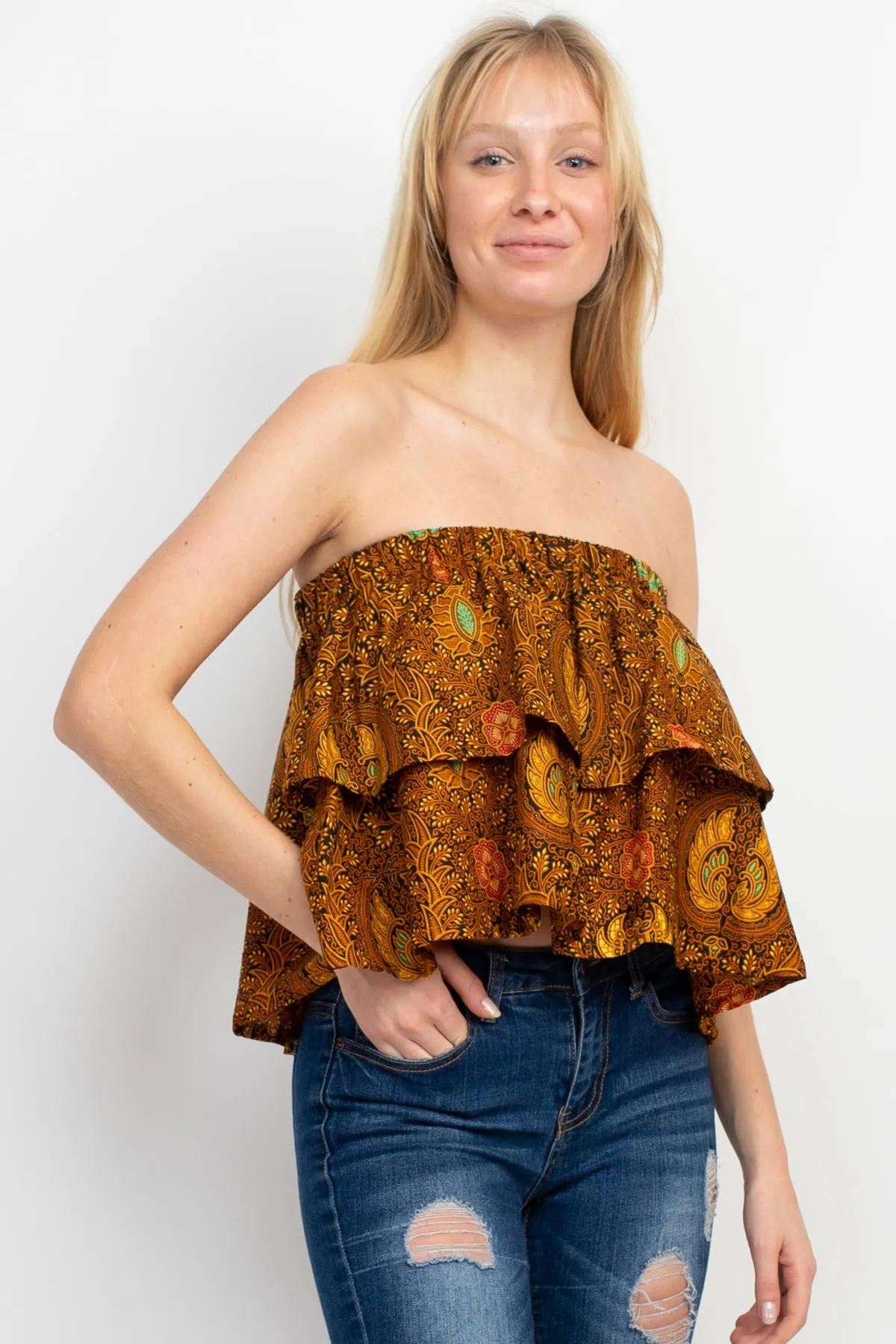 Aloha Bali Strapless Crop