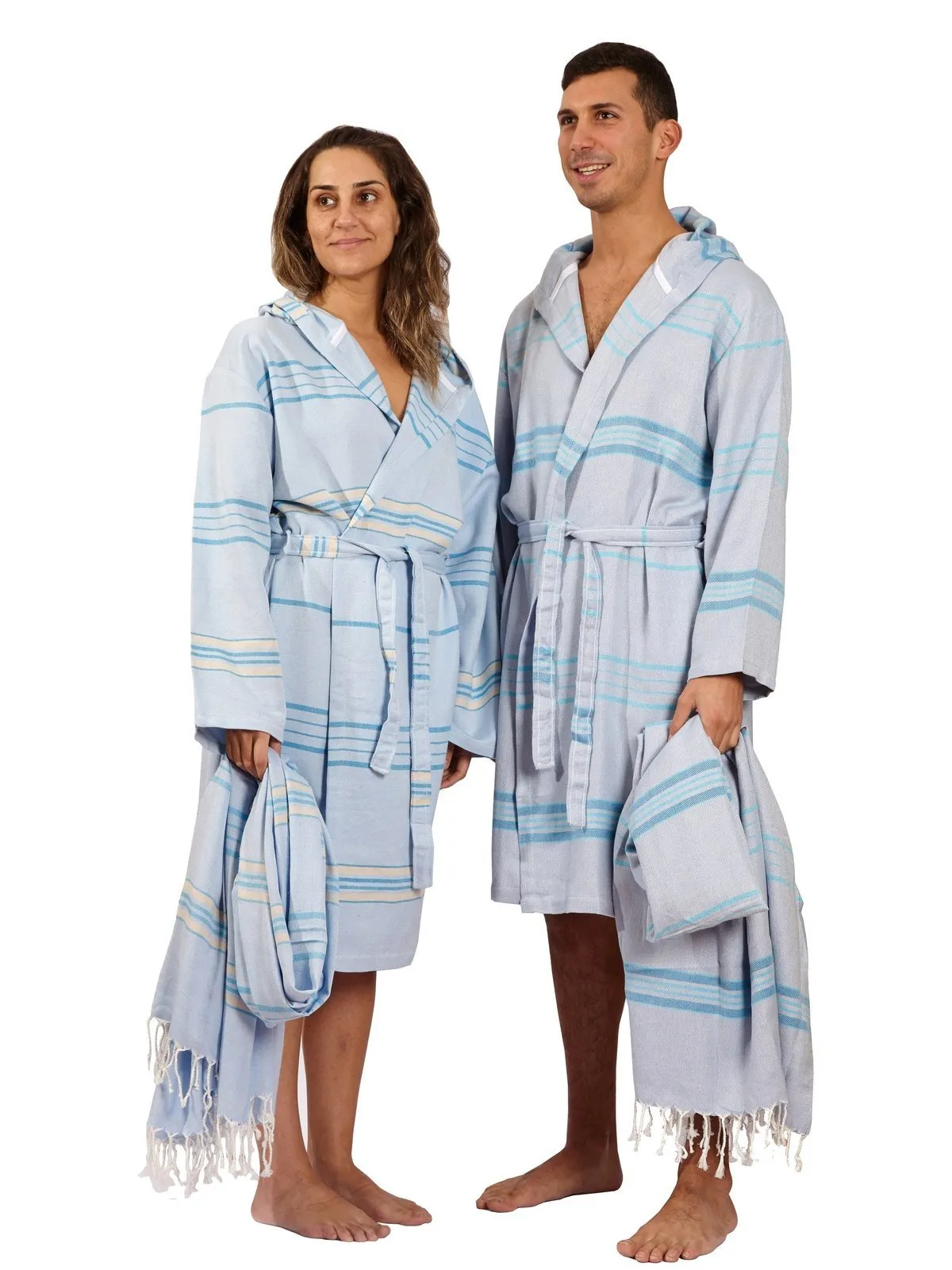 Antalya Unisex Bathrobe - Beige