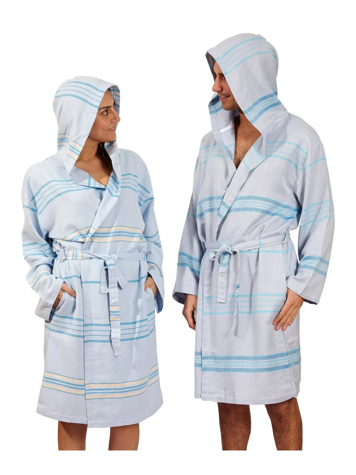 Antalya Unisex Bathrobe - Beige