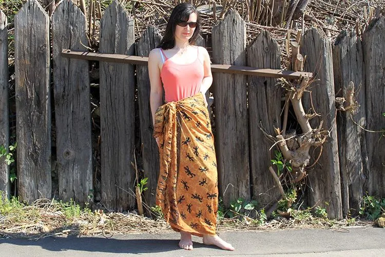 Bali Gecko Scarves/Sarongs