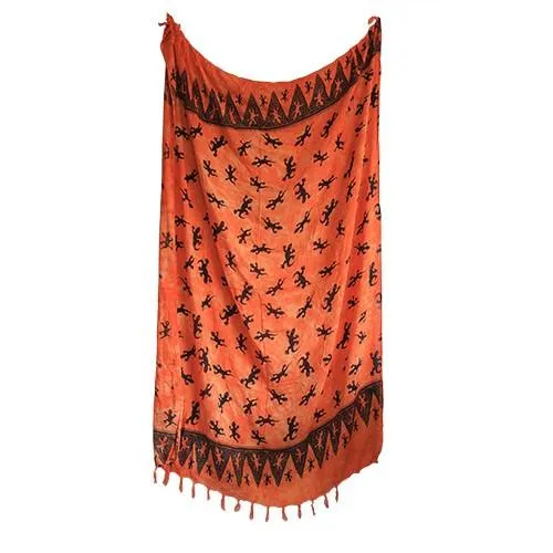 Bali Gecko Scarves/Sarongs