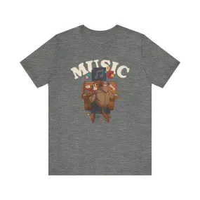 Band Piano Pup Music T Shirt