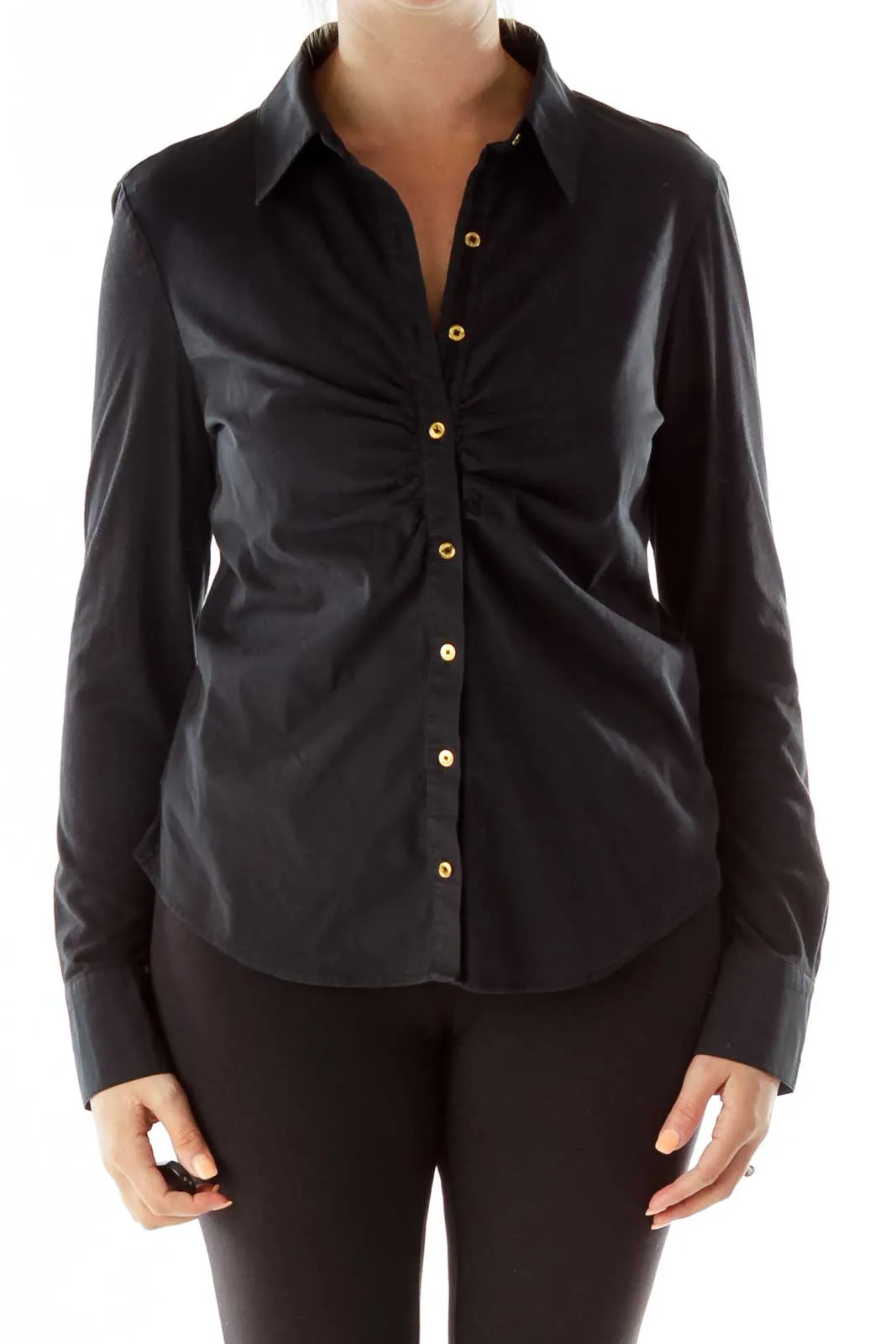 Black Collared Shirt