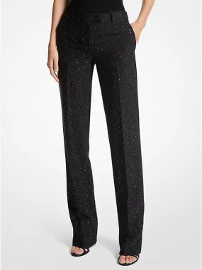 Carolyn Sequined Stretch Wool Trousers