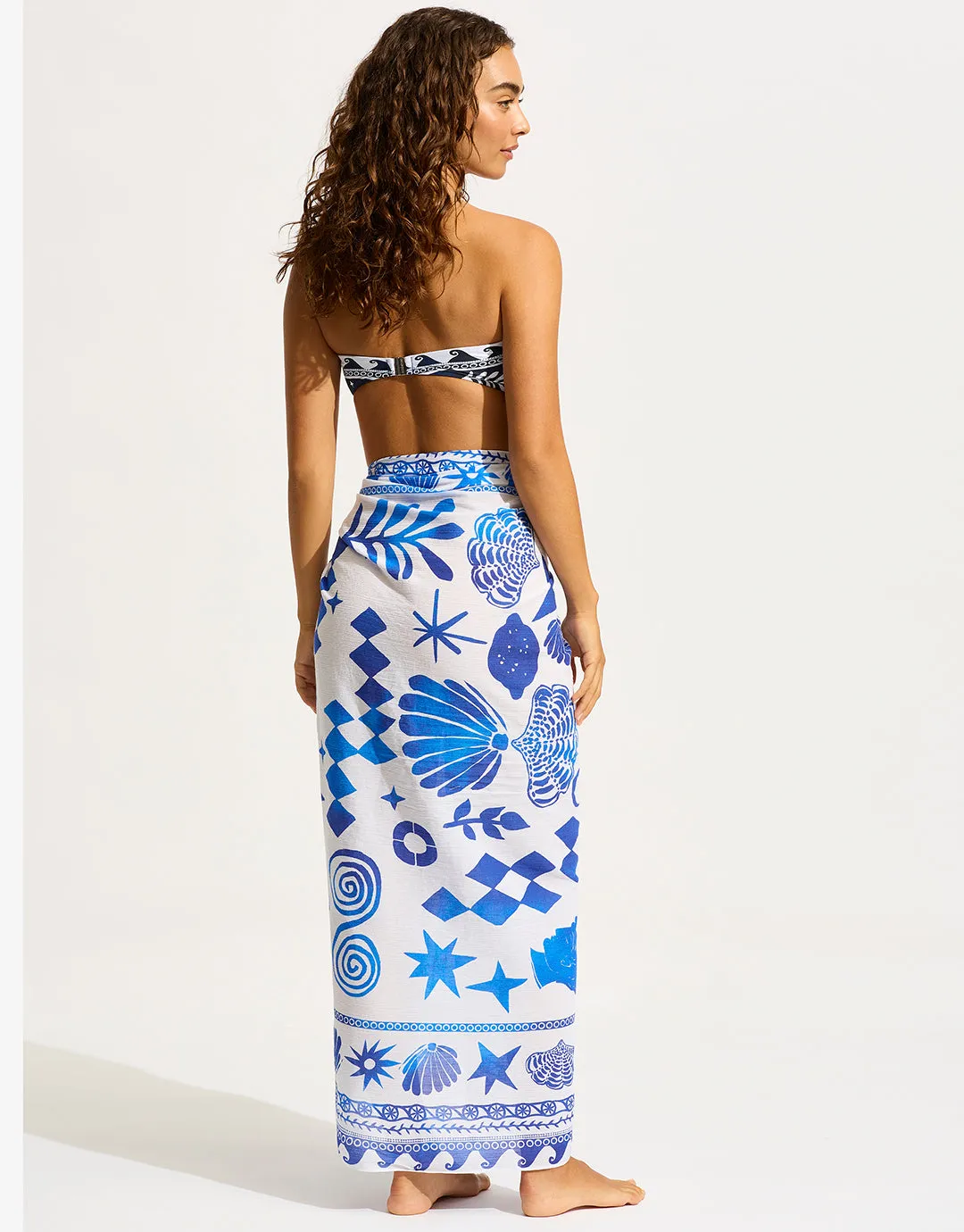 Corfu Sarong - Azure