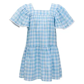 Cornflower Gingham Dress