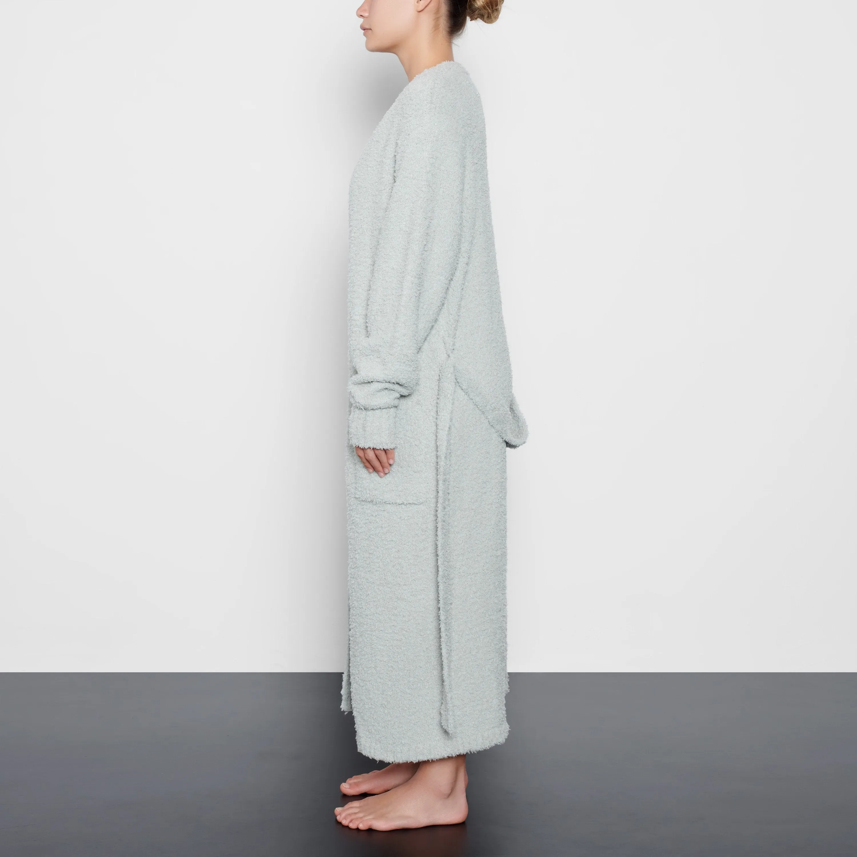 COZY KNIT ROBE  | AQUA