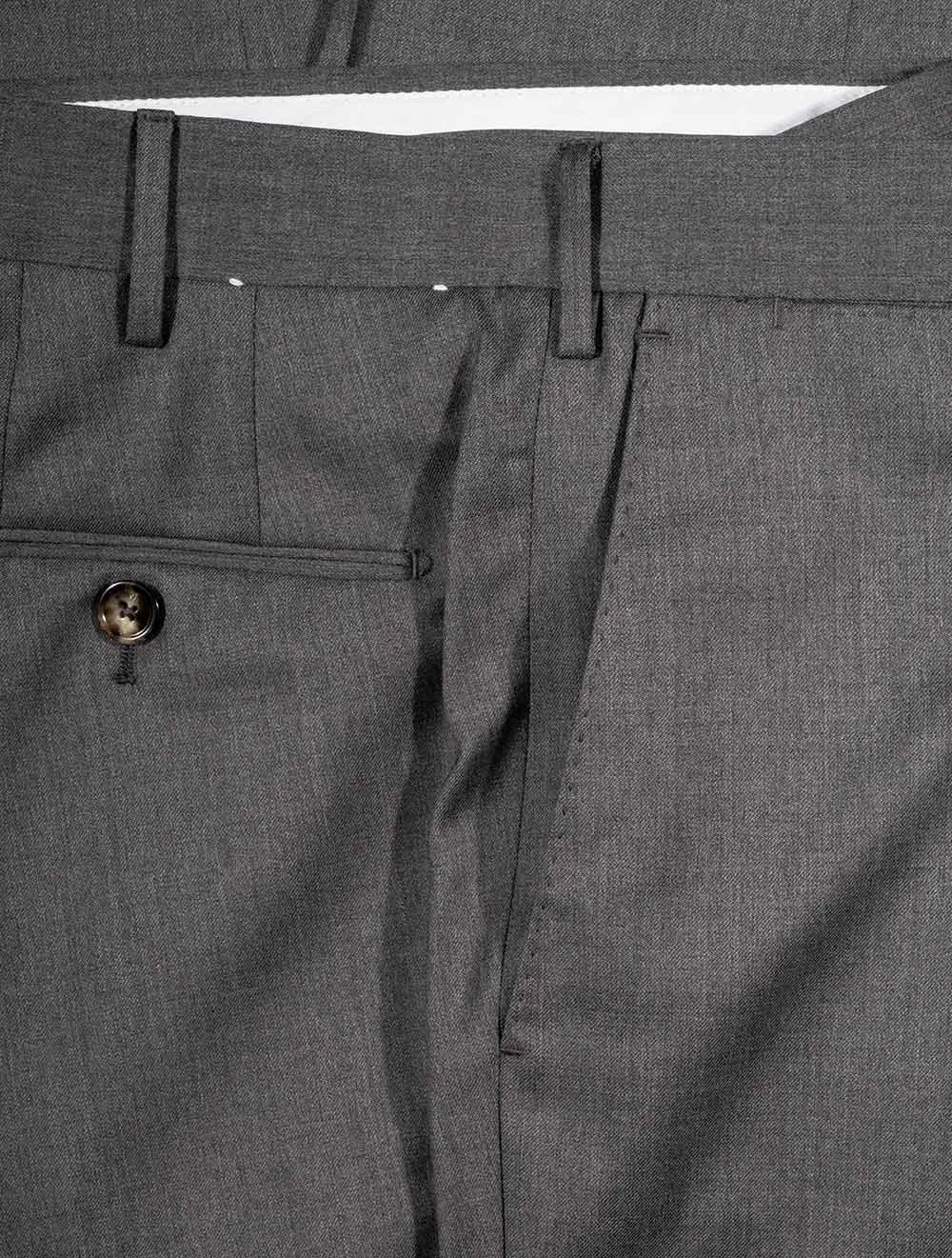 Deluxe Comfort Fabric Tailored Trousers Grey