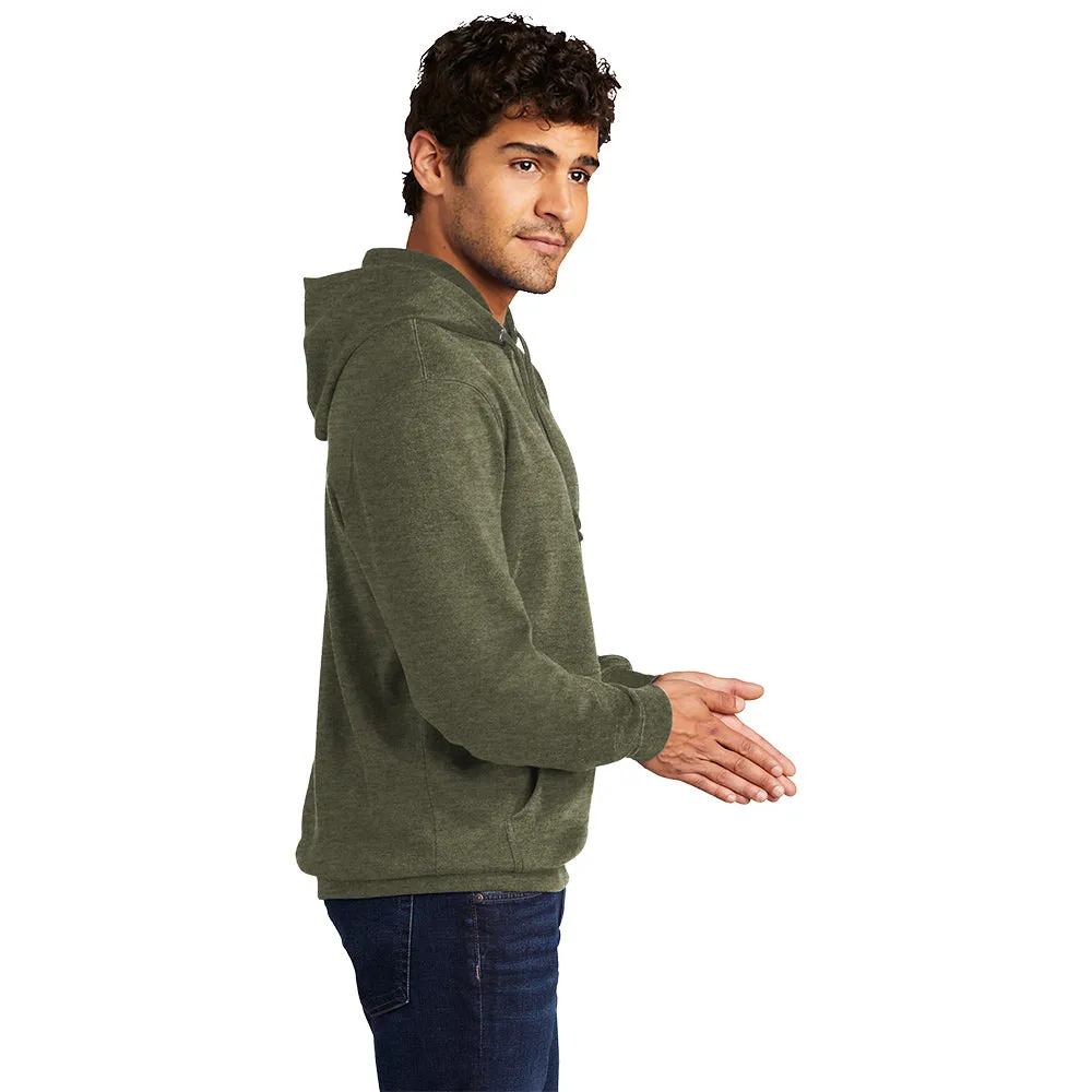 District DT6100 V.I.T. Fleece Hoodie - Heathered Olive