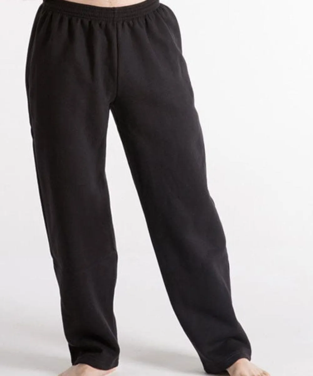 Fleece Short Men's Sweatpants - Relaxed Fit - Black Navy and Heathered Graphite Colors Available