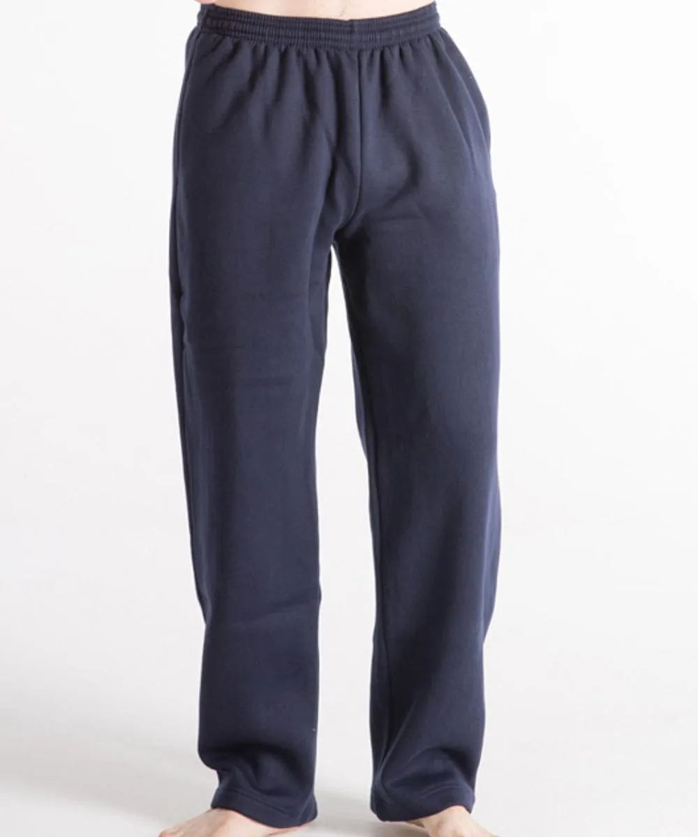 Fleece Short Men's Sweatpants - Relaxed Fit - Black Navy and Heathered Graphite Colors Available