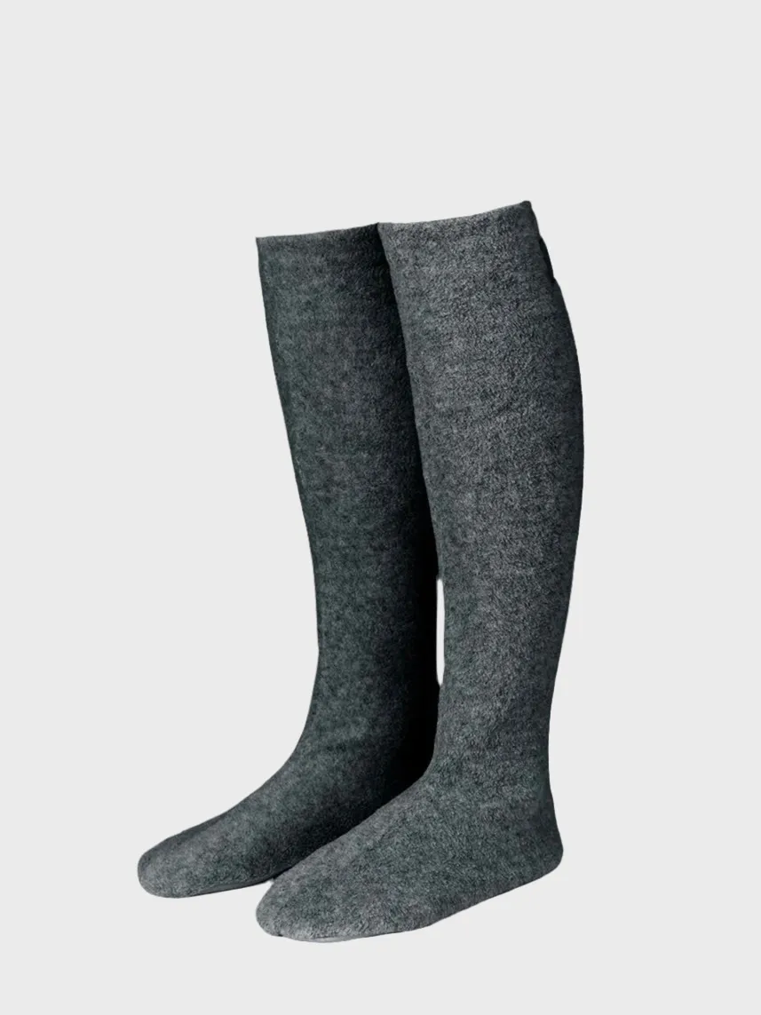 Fleece Socks COZY - dark grey