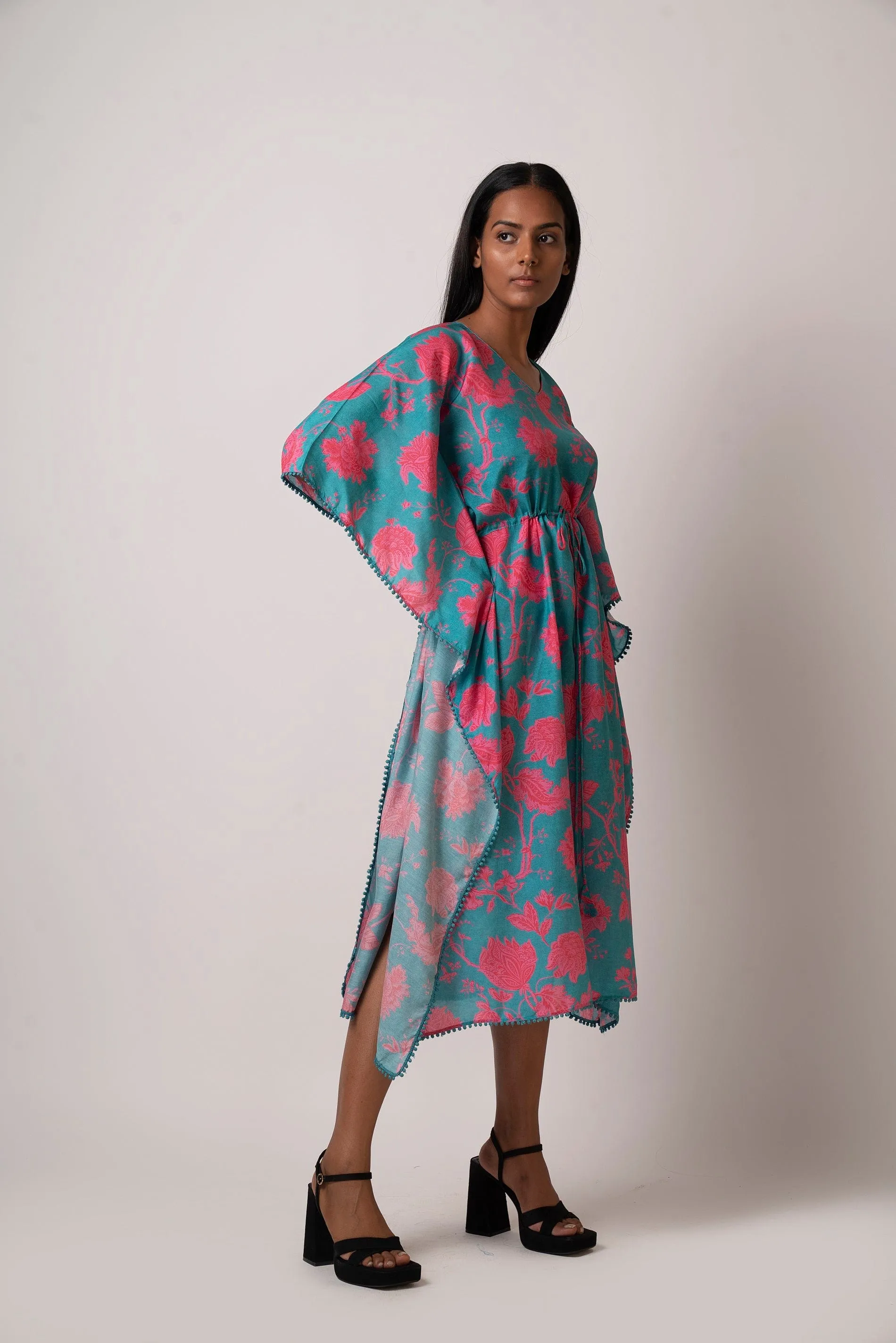 Floral Kaftan Dress