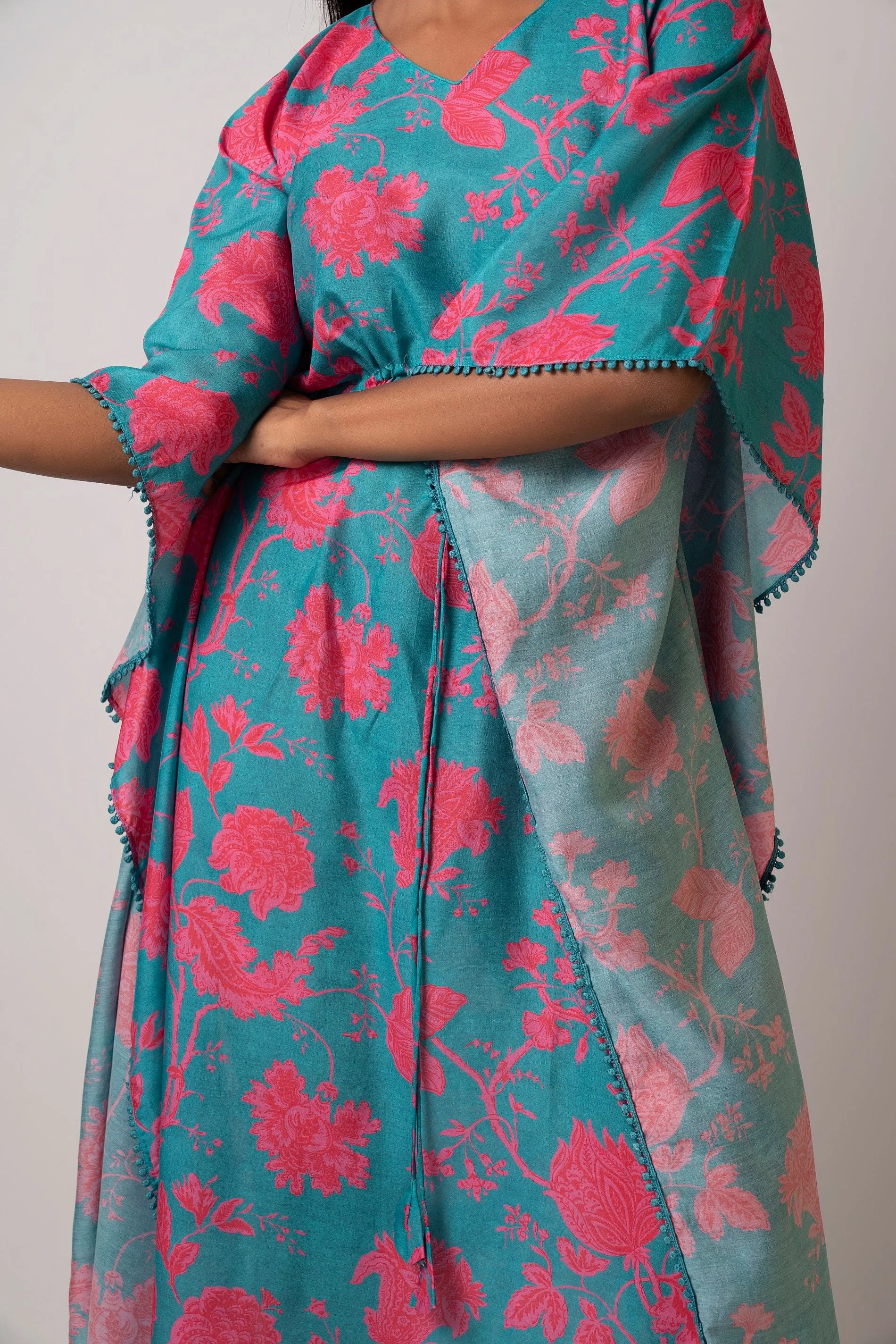 Floral Kaftan Dress