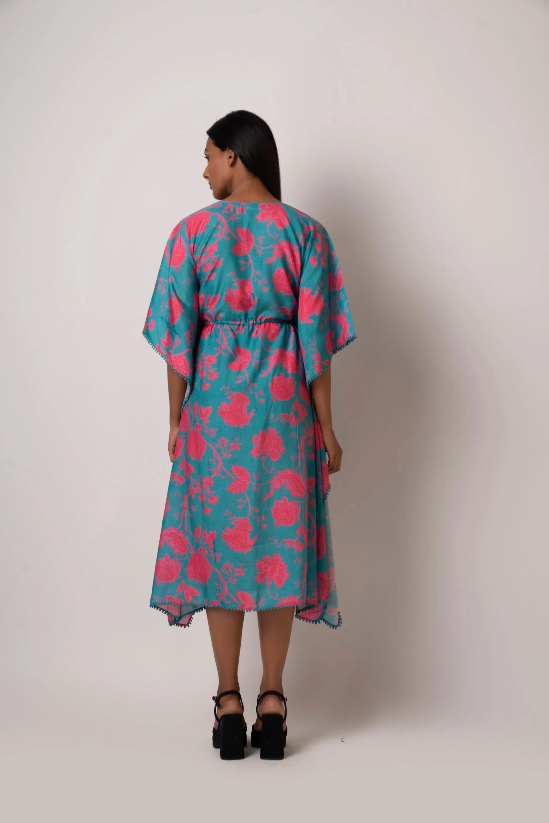 Floral Kaftan Dress