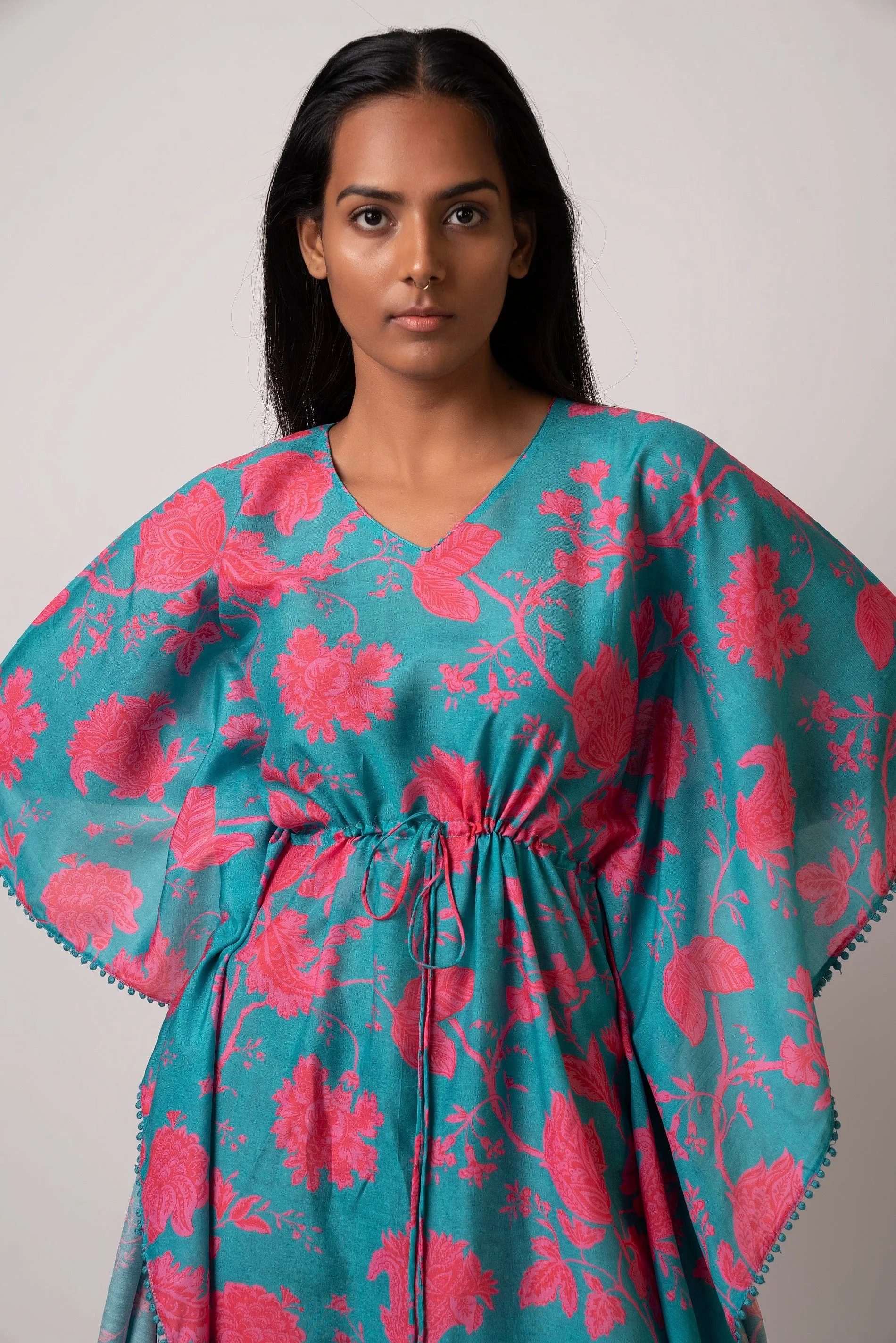 Floral Kaftan Dress