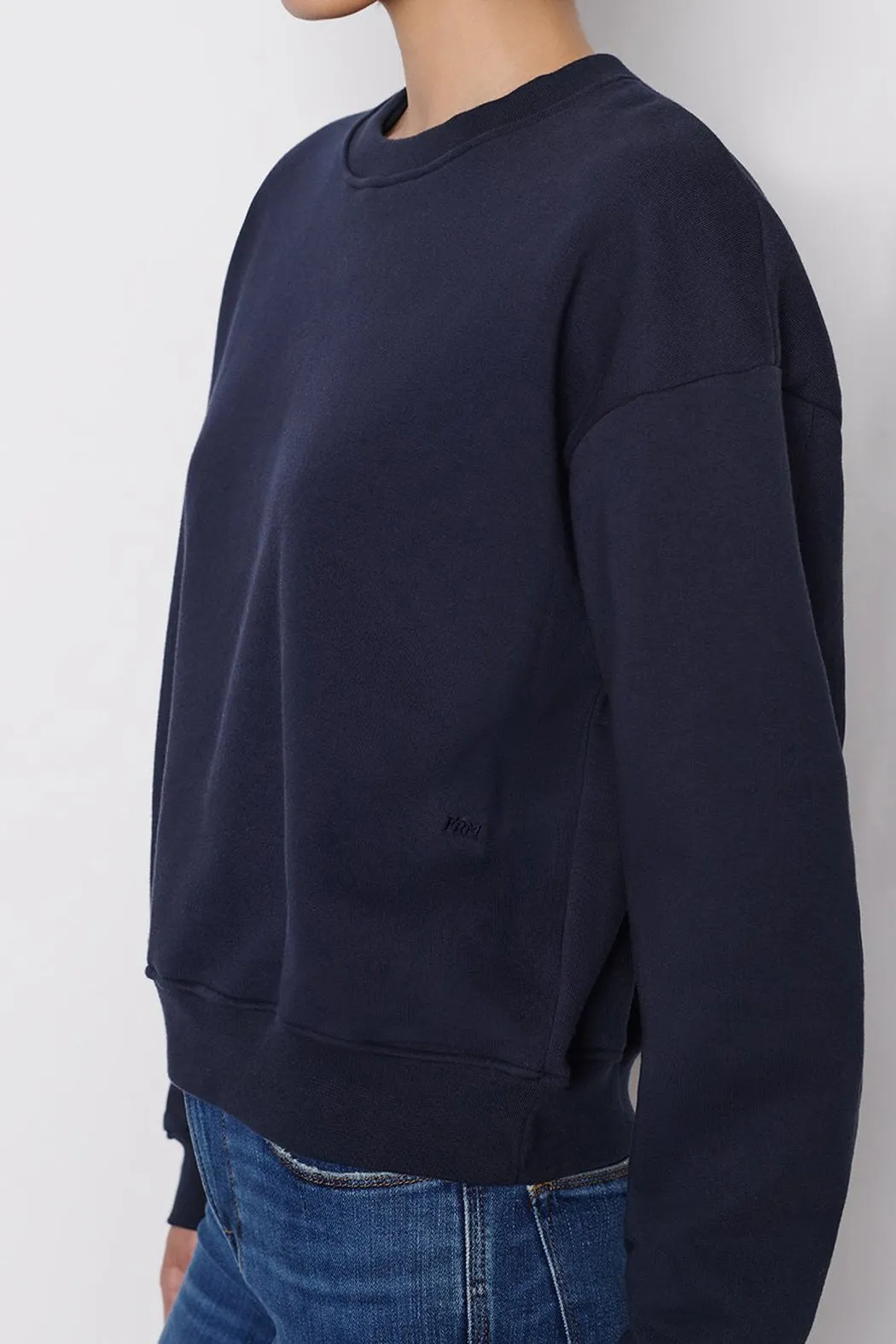 FRAME - Oversized Crew Navy