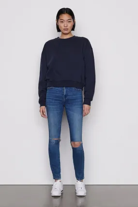 FRAME - Oversized Crew Navy