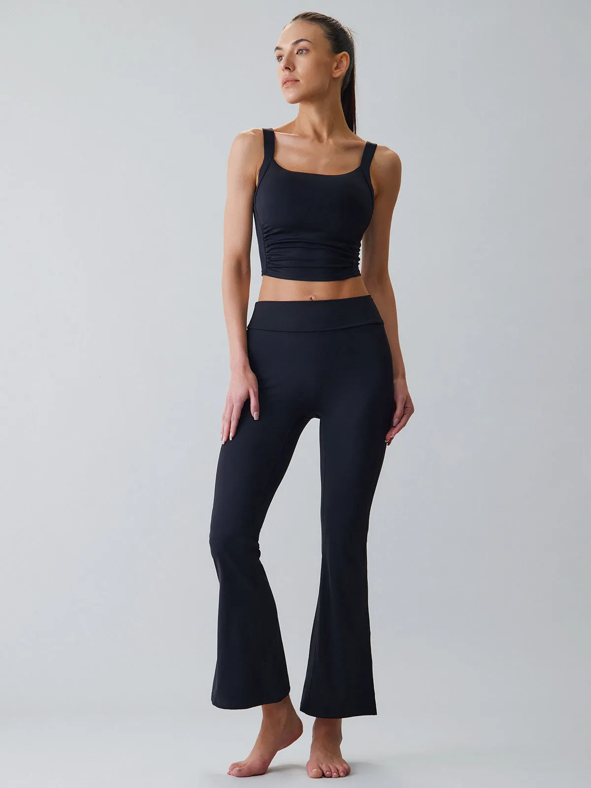 High Waisted Flare Leggings 28”