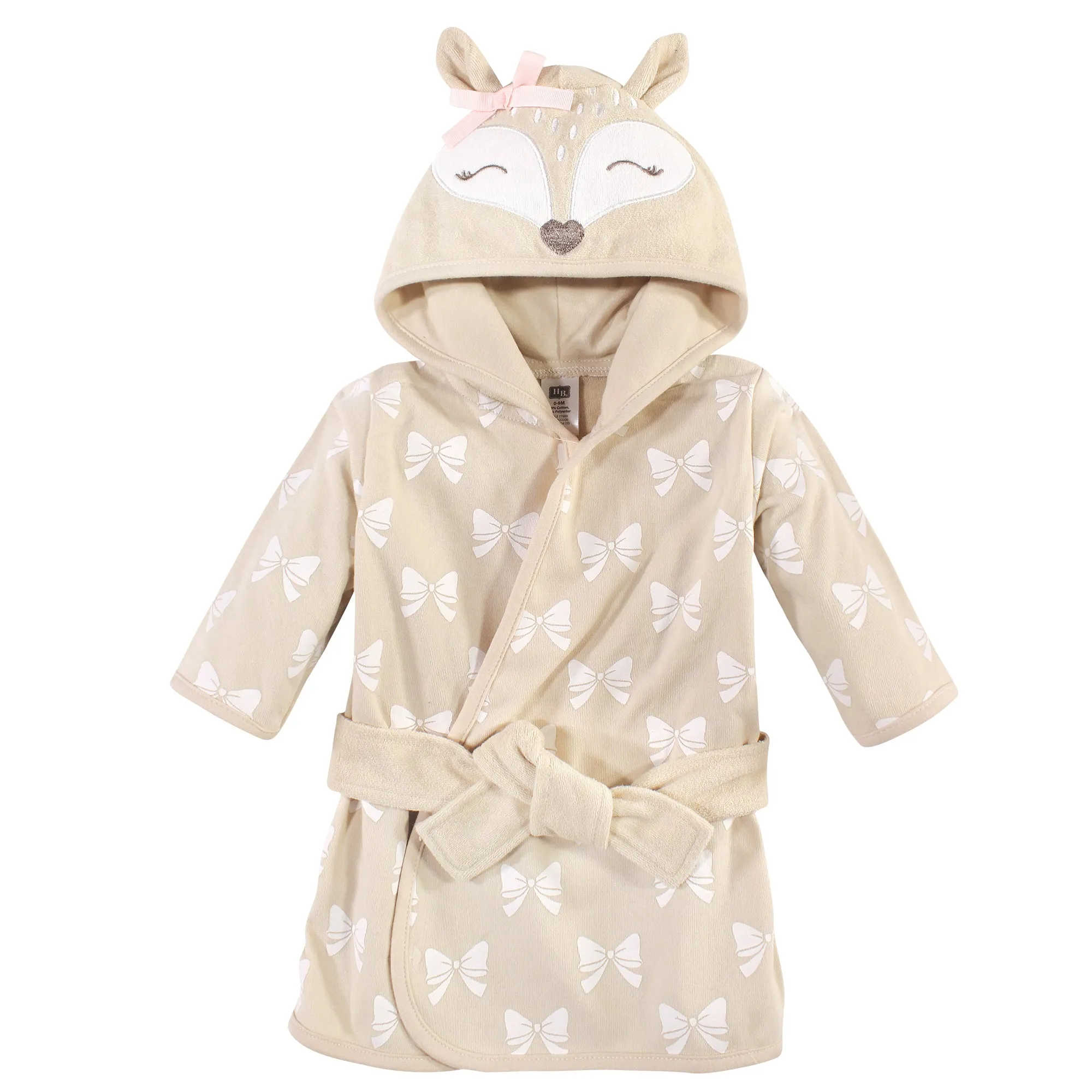 Hudson Baby Cotton Rich Bathrobe, Fawn