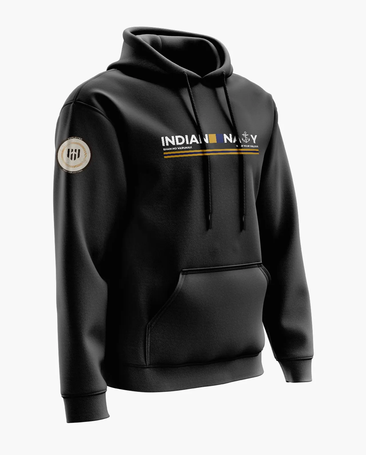 Indian Navy Admiral Snow Soft Premium Hoodie