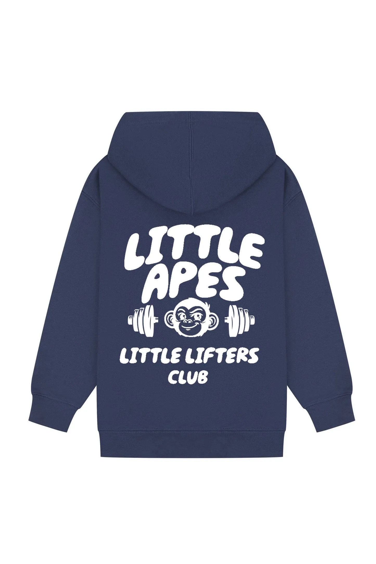 Little Apes Little Lifters Club Hoodie - Navy