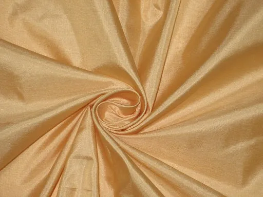 Mary Ann plain silk fabric Peachy Cream plain silk 44&quot;