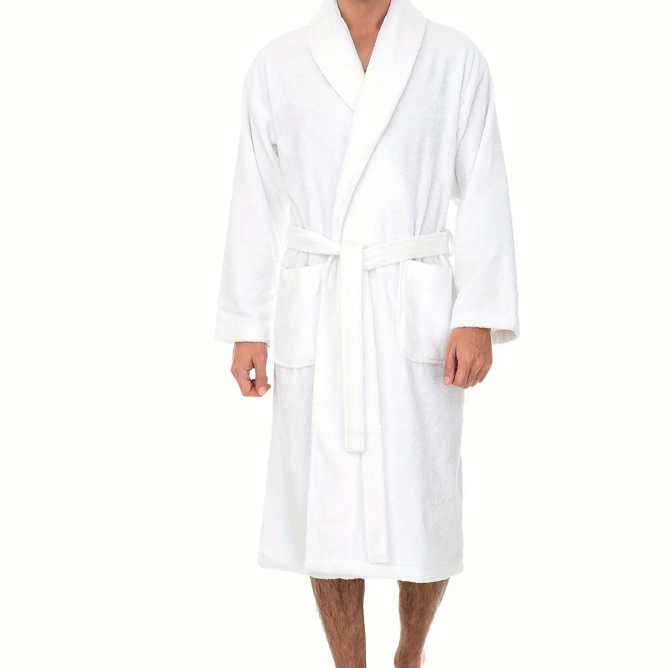 Men's Flannel Bathrobe