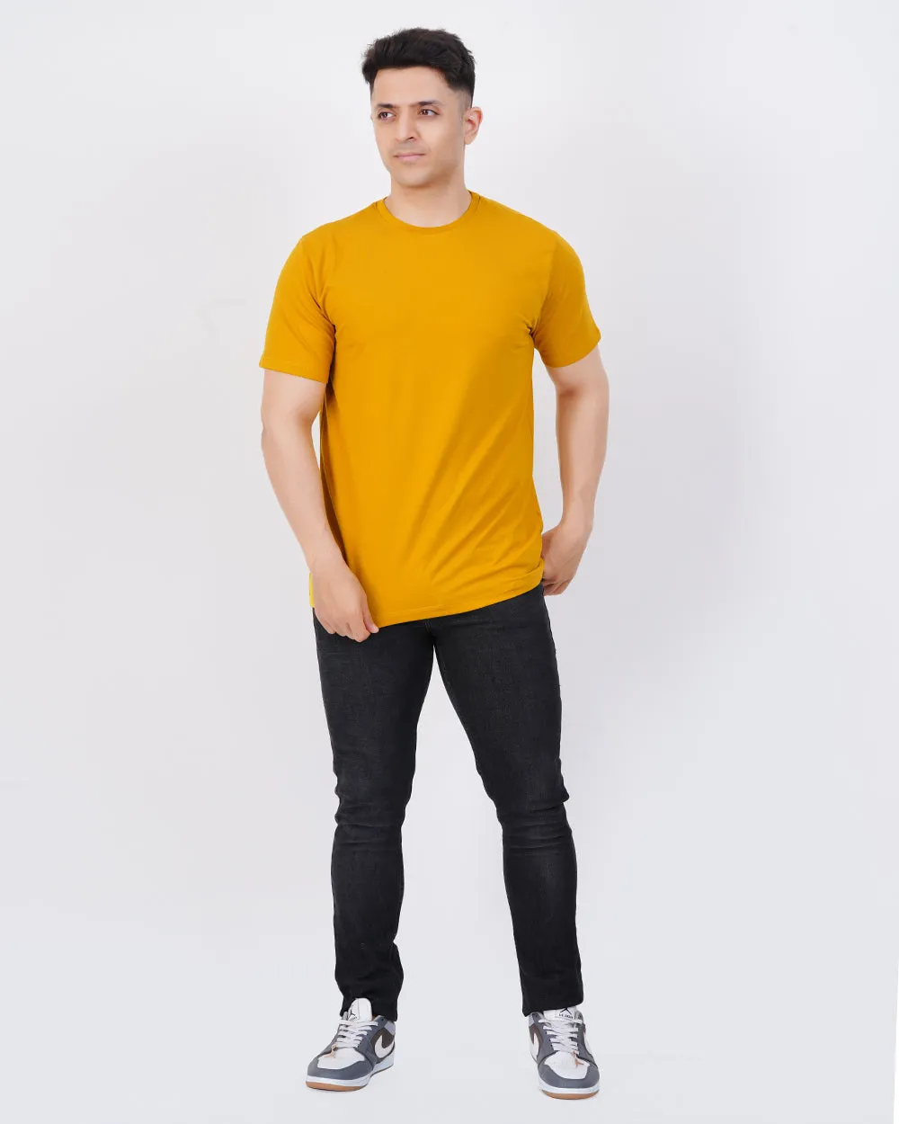 Men's Mustard Regular Tee