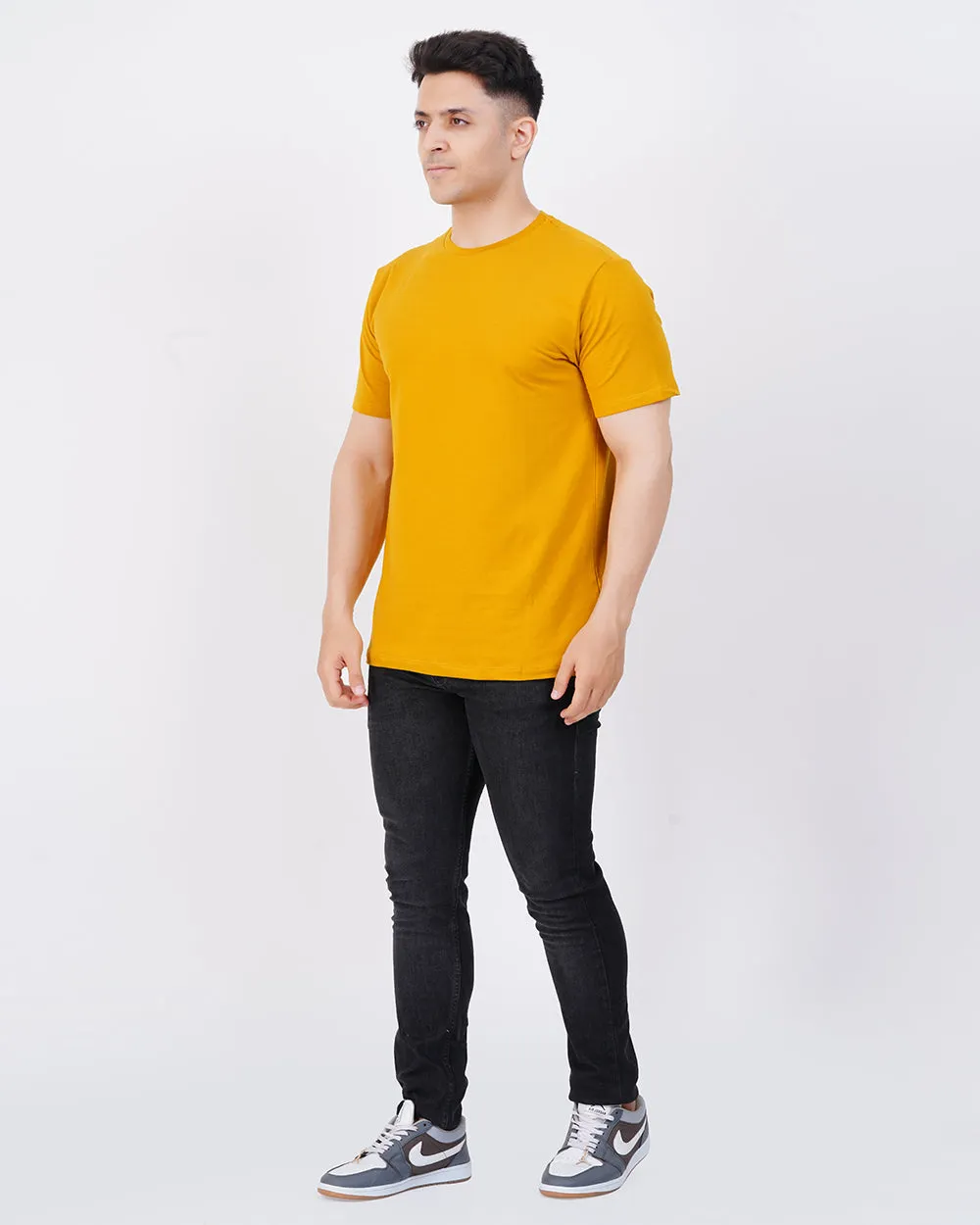 Men's Mustard Regular Tee