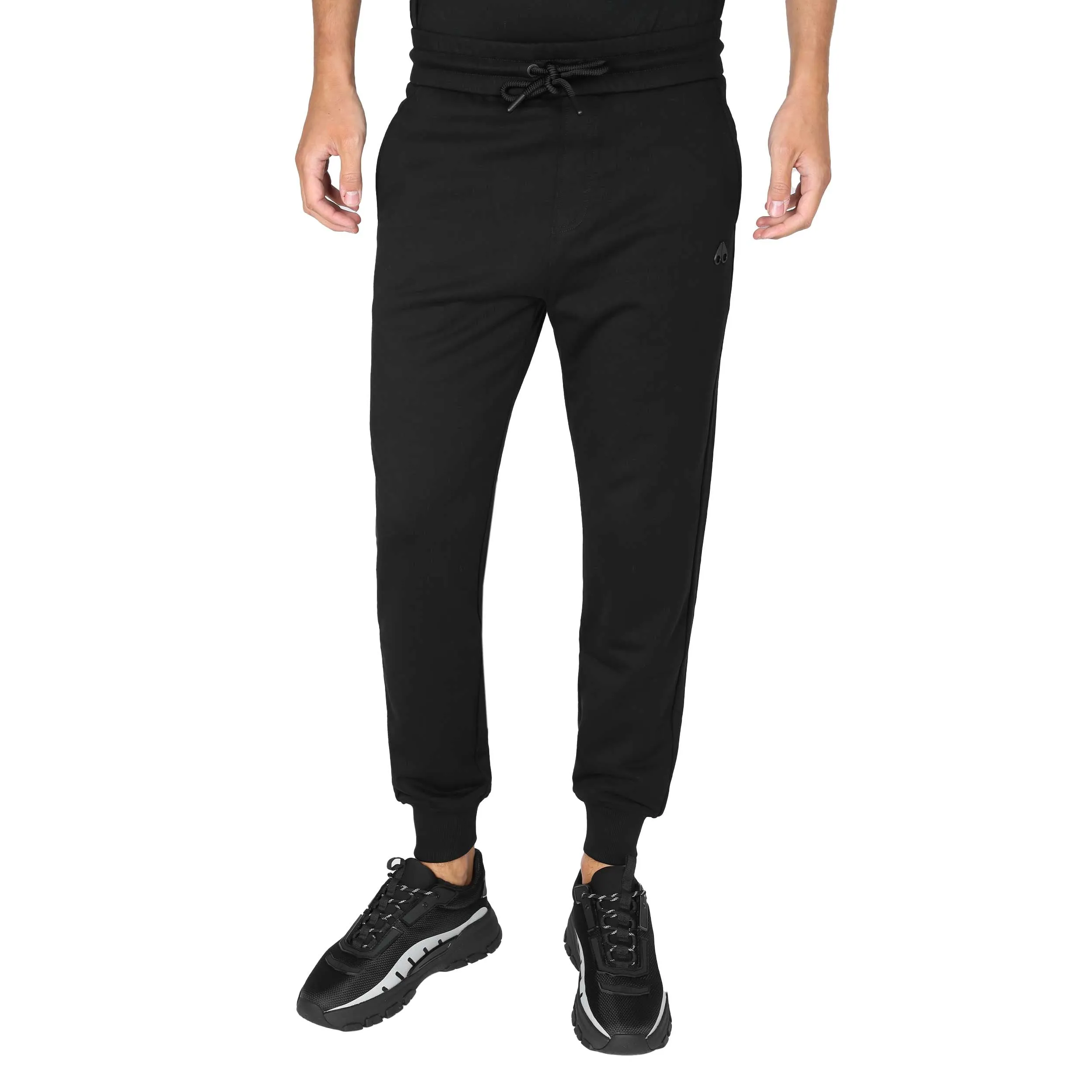 Moose Knuckles Brooklyn Jogger Sweat Pant in Black