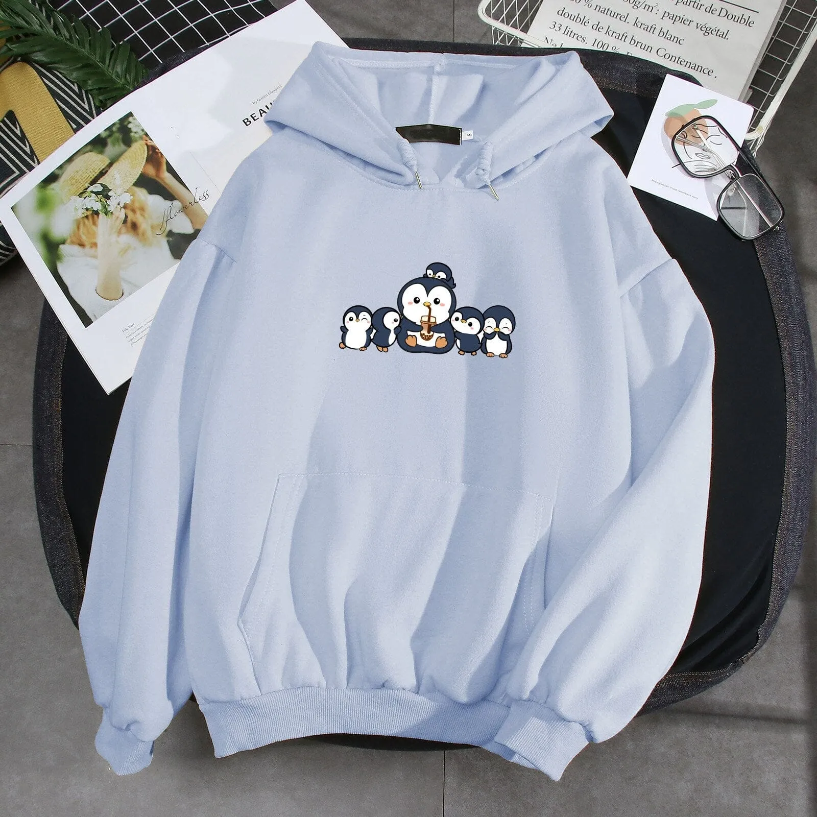 Penguins and Friends Soft Hoodie