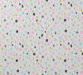 PINK GLITTER SPRINKLES COTTON JERSEY PER METRE