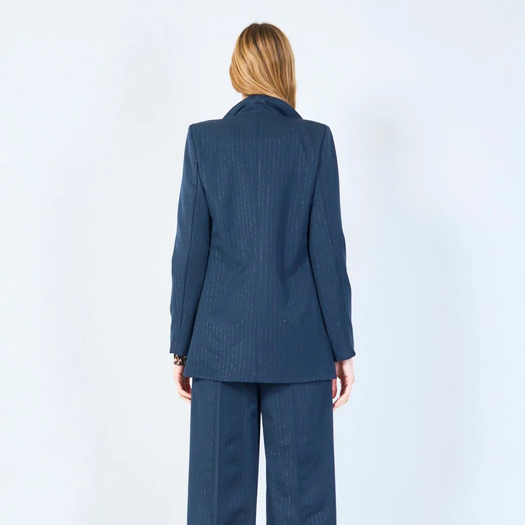 Pinstripe tailored blazer wholesale