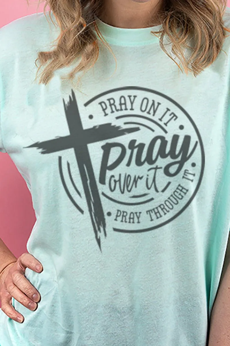 Pray On It Adult Soft-Tek Blend T-Shirt