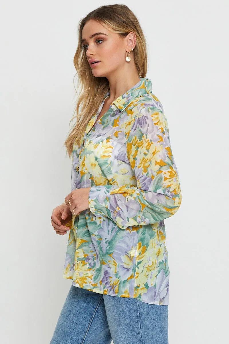 Print Oversized Shirts