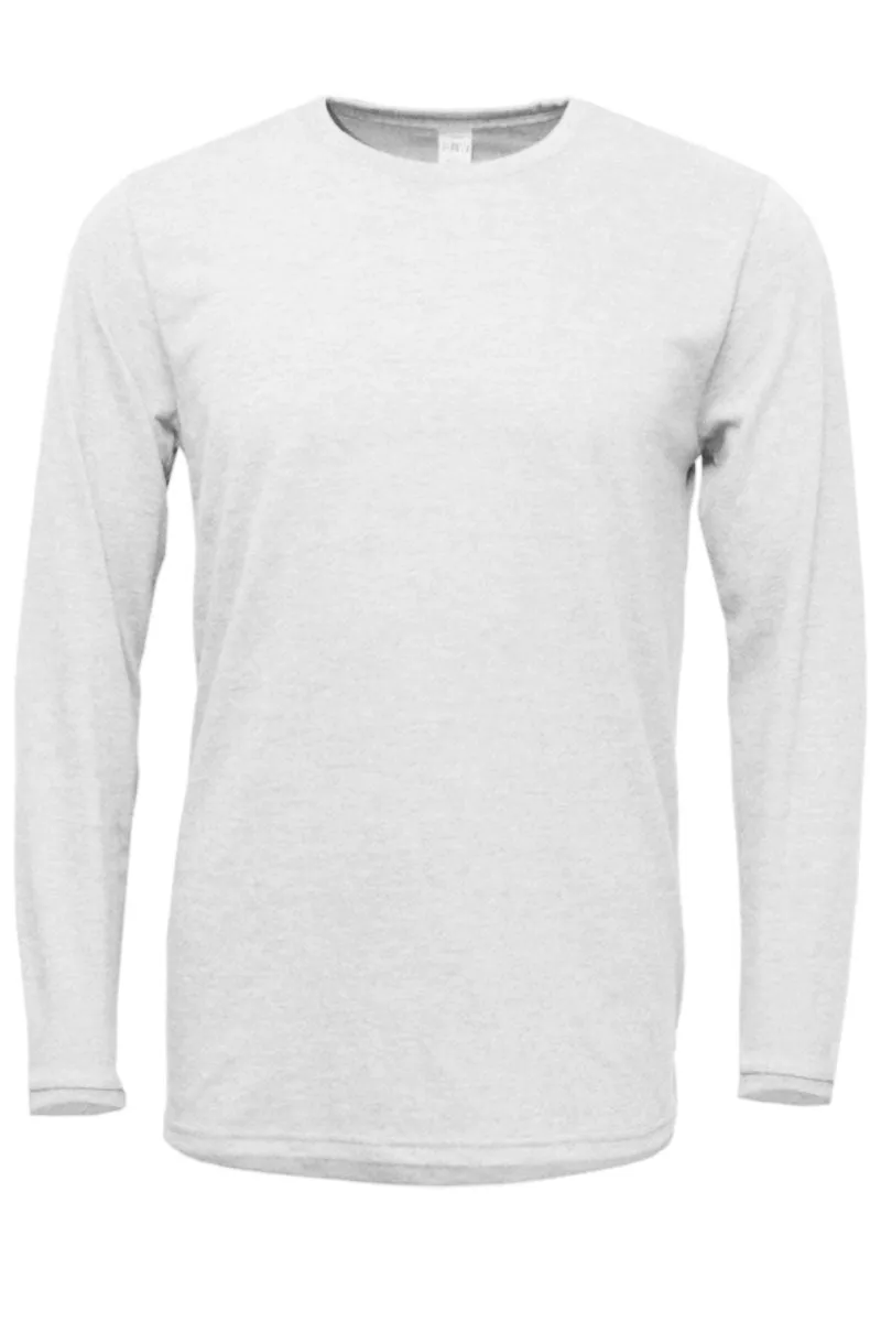 Pucker Up Cowboy Adult Soft-Tek Blend Long Sleeve Tee