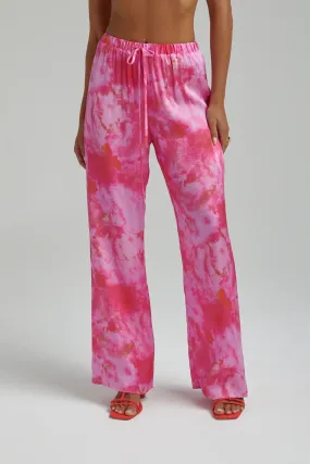 RELAXED PANTS - HIBISCUS