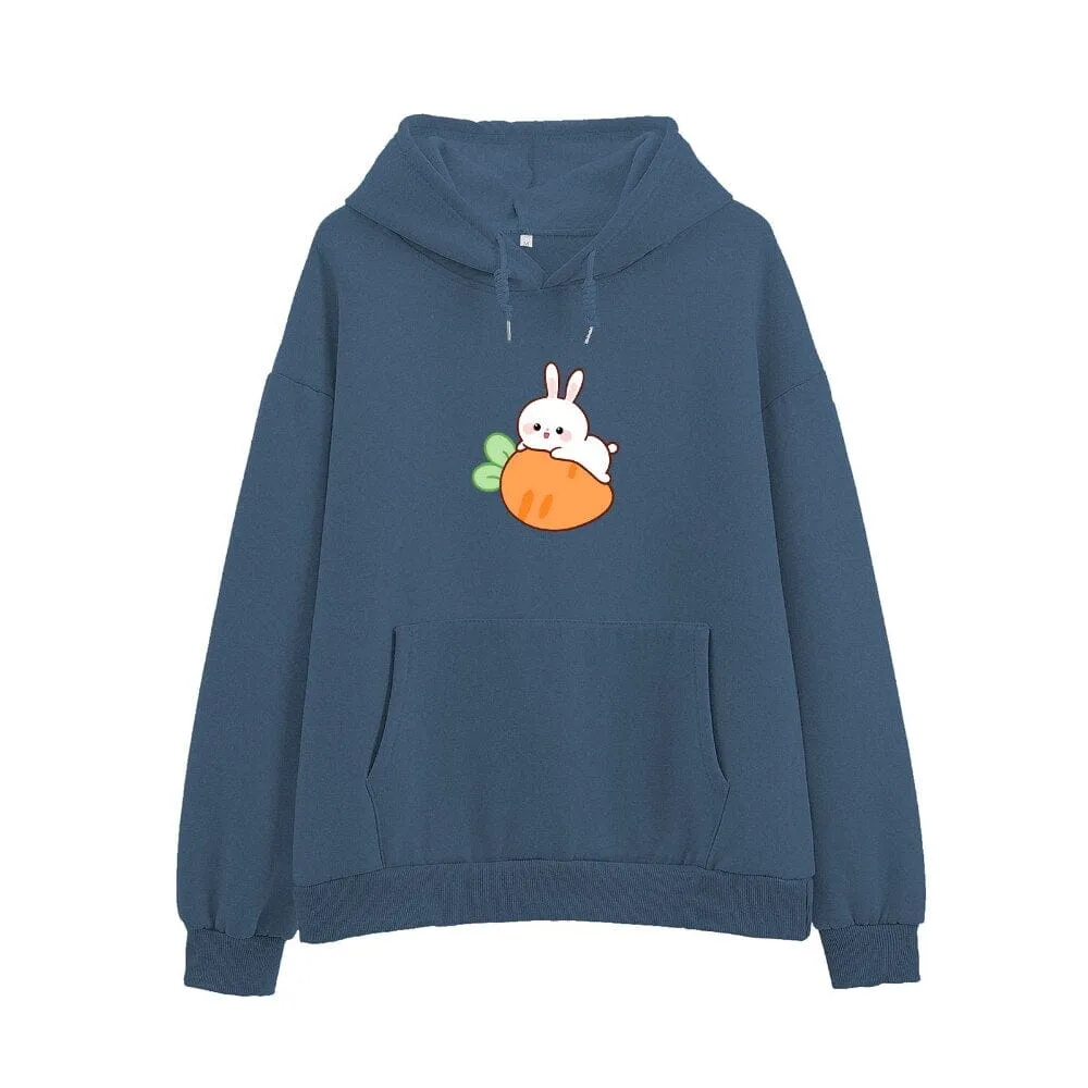 Relaxing Bun Bun the Bunny Soft Hoodie