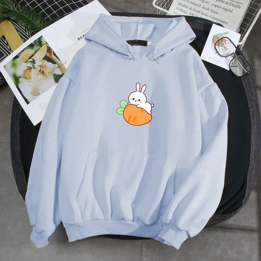 Relaxing Bun Bun the Bunny Soft Hoodie