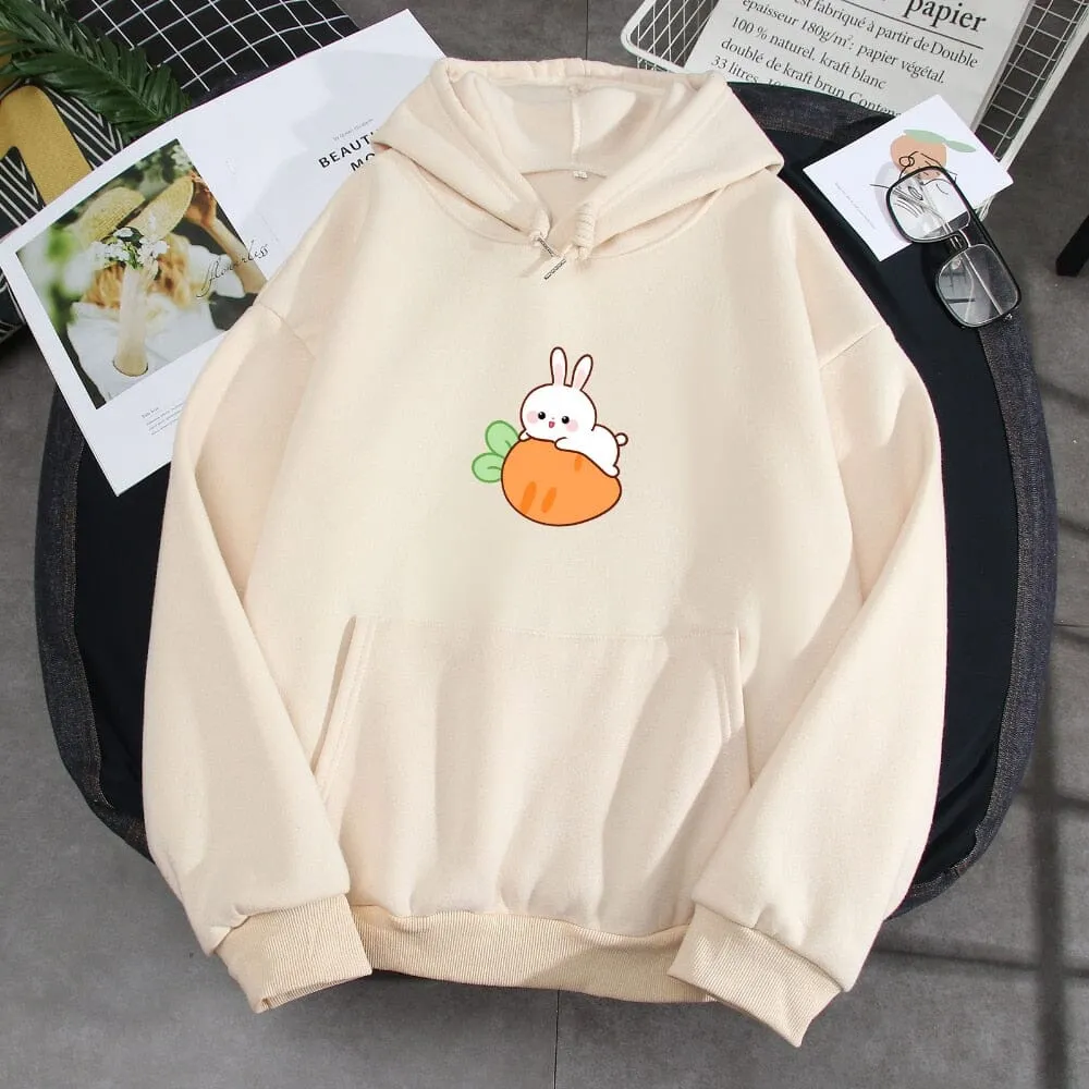 Relaxing Bun Bun the Bunny Soft Hoodie