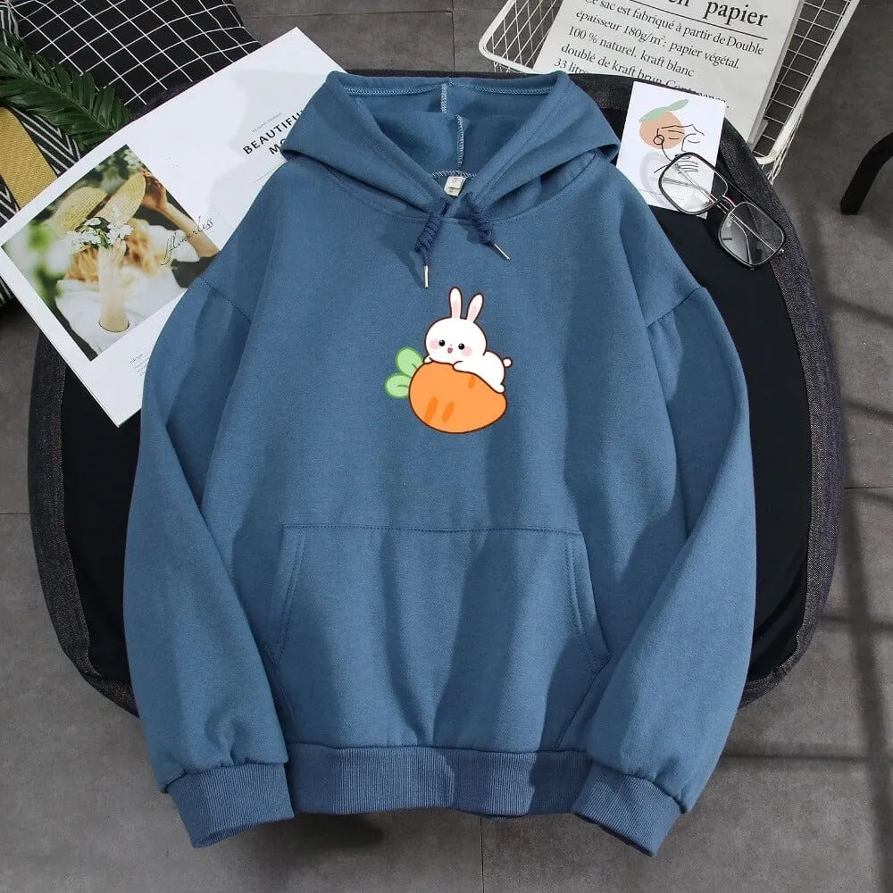 Relaxing Bun Bun the Bunny Soft Hoodie