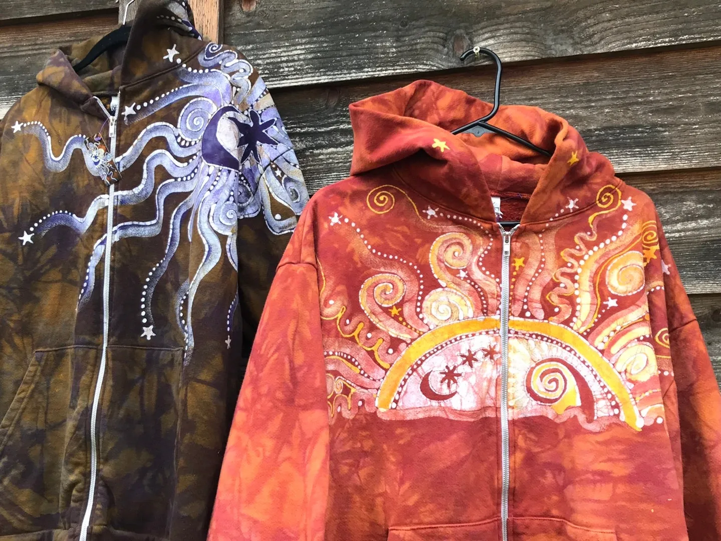 RESERVED for Diane MEMBERSHIP ONLY - Handcrafted Batik Zipper Hoodie Combo