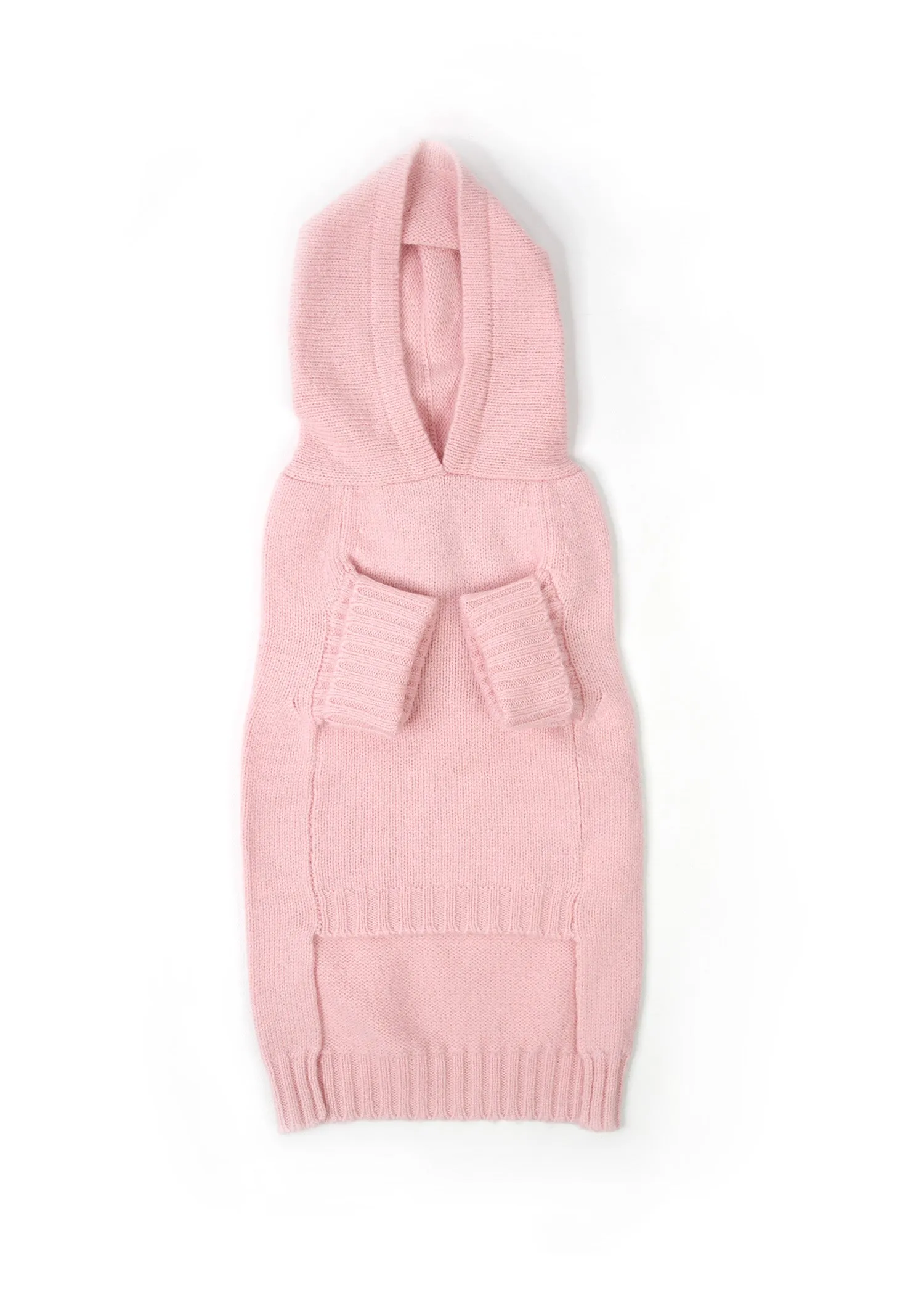 SOFT PINK CASHMERE HOODIE