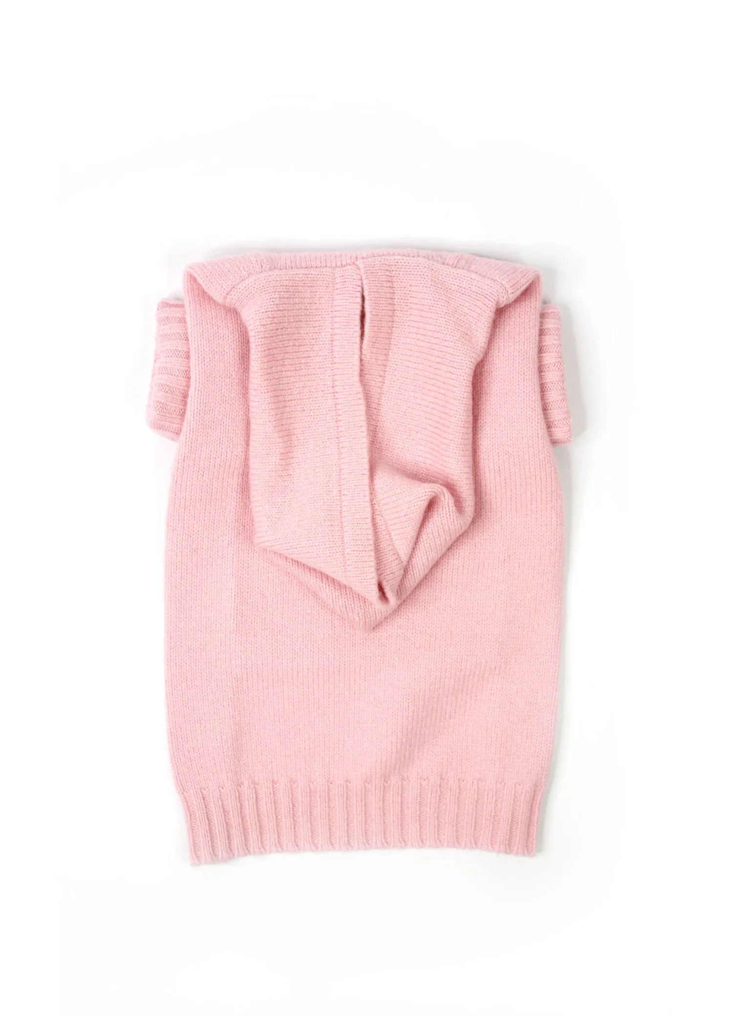 SOFT PINK CASHMERE HOODIE