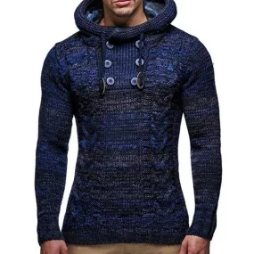 Soft Warm Turtleneck Men's Hoodies