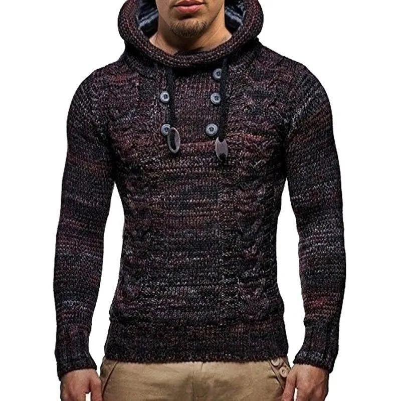 Soft Warm Turtleneck Men's Hoodies