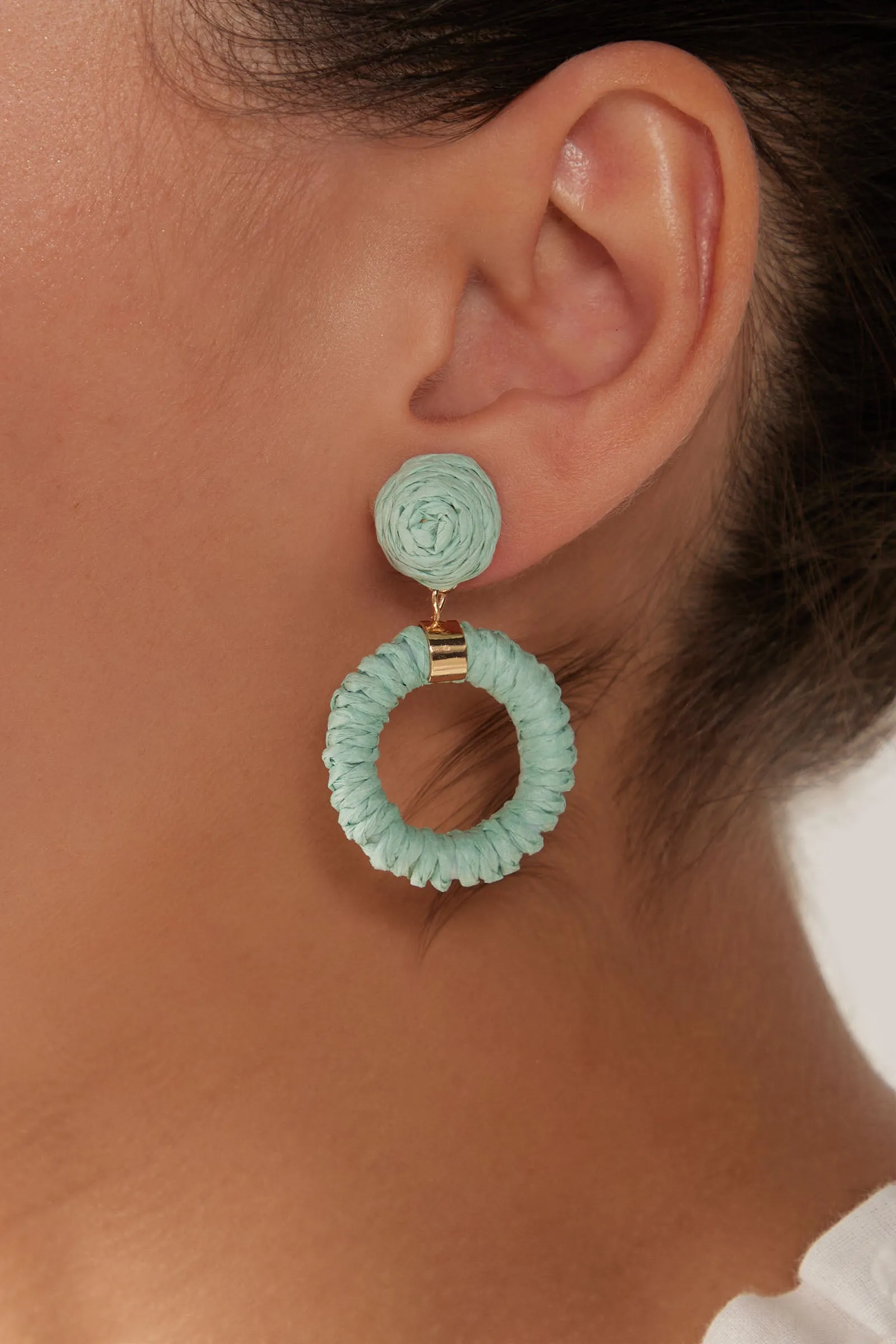 Sojourn Round Earring  - Coast